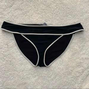 Aerie Black and White Bikini Bottom